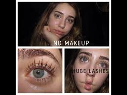 huge eyelashes without makeup