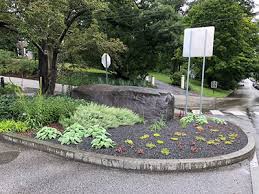 Gravel Gardening Swarthmore Entrance
