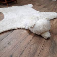 ditz designs polar bear rug blanket