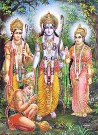 Image result for images of hanuman at lord Rama