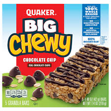 big chewy chocolate chip granola bars