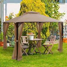Brown Patio Portable Canopy