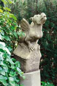 Mythical Gothic Stone Garden Statues