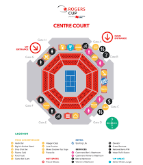 Maps Rogers Cup