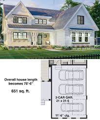 4 Bed Modern Farmhouse Plan With Two