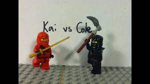 Lego Ninjago: Kai vs Cole - YouTube