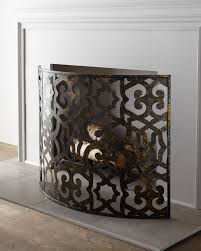 Curved Fireplace Screen Horchow