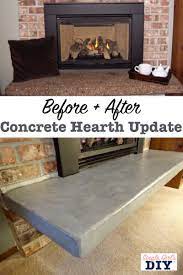 Updating Fireplace Hearth No