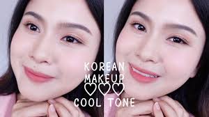 soft summer cooltone korean makeup