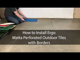 How To Install Ergo Matta Perforated