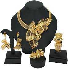 new 24k gold necklace jewelry set dubai