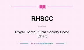 Rhscc Royal Horticultural Society Color Chart In Undefined