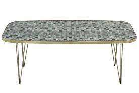 Vintage Coffee Table With Mosaic