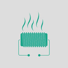 Electrical Heater Icon Stock Vector By
