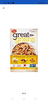 great grains cereal banana nut crunch