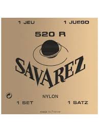 Savarez 520r Traditional Classical Guitar Strings Red High Tension Set