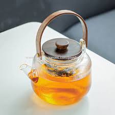 Hammered Glass Teapot