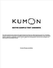 Download file pdf kumon math answers level e. Cf8a460a48ad2b4f788249353bdf241e Pdf Maths Sample Test Answers The Maths Prociency Test Consists Of 25 Questions Taken From The Kumon Maths Programme Course Hero