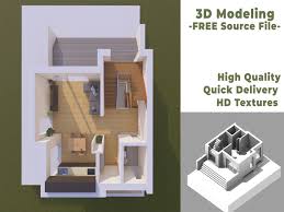 3d model from your 2d floor plan upwork