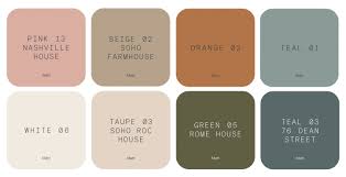 see the lick paint colour palette for