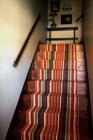 striped stair runner