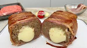 bacon wrapped cheese stuffed meatloaf