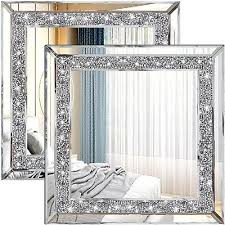 Wall Mirror Set Modern Mounted Hanging