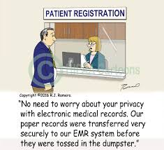 Cartoon Gallery Of Electronic Medical Record Emr Cartoons