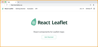 in react with react leaflet library
