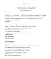 Part Time Job Resume Template Resume Format For Part Time Job