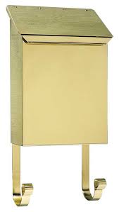 Mb 400 Brass Wall Mount Mailbox Qualarc