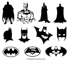 batman silhouette vector designs