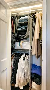 maximizing a small reach in closet