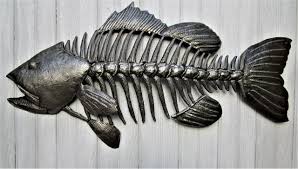 Metal Fish Wall Art Sealife Haitian