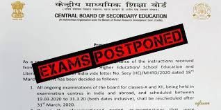 How to pronounce, definition audio dictionary. Cbse Board Exam 2020 Postponed Due To Coronavirus Covid 19 Here Is The Full Notice Aglasem Schools
