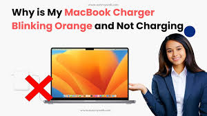 my macbook charger blinking orange