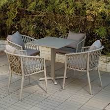 China Rattan Rope Table And Chair