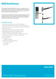 rfid exit device a abloy