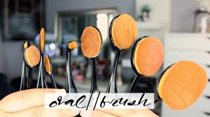 oval makeup brushes mei