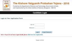 It is a national level fellowship programme. Kvpy Login Registration Admit Card Counselling Admission