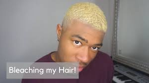 White blonde highlights on black hair. How To Bleach Short Hair Black To Blonde Youtube