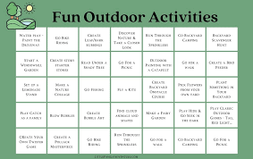 30 simple fun outdoor activities for kids