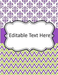 Editable Binder Cover Templates Google Search Free Download