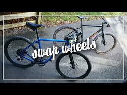 how to swap a bicycles wheel size