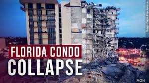 Thursday at the champlain towers south condo on collins avenue in @agendafreetv i am a resident of one of the condos on the side of the collapse. Mc5cimqgtvhnum