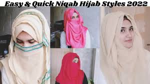 hijab styles with tta niqab style