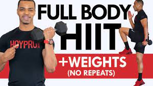 60 minute full body hiit workout with