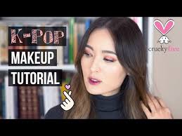 k pop pink makeup tutorial
