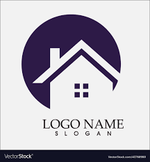 creative real estate logo design house