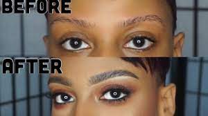 thin brows look naturally thick